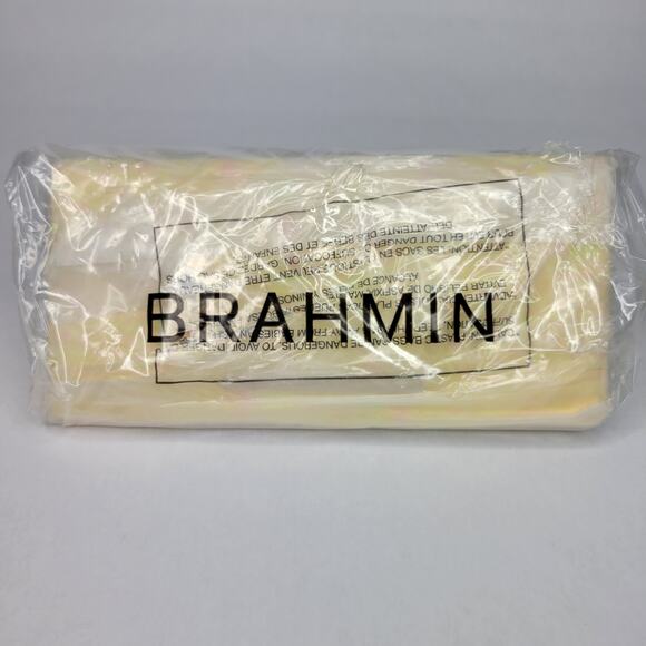 BRAHMIN Ady Wallet NOVA Melbourne Genuine Leather Yellow Iridescent NWT - Picture 12 of 12